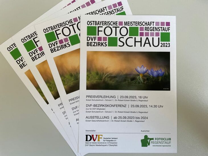 Flyer DVF Bezirksfotoschau